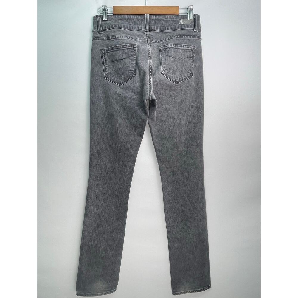 Vintage PAIGE Hidden Hills Gray High Rise Bootcut Jeans Size 29 Made in USA - Picture 3 of 11